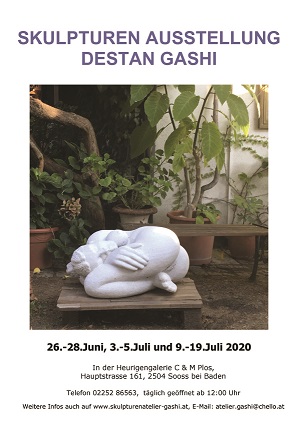 Ausstellungsplakat Destan Gashi Sooss 2020